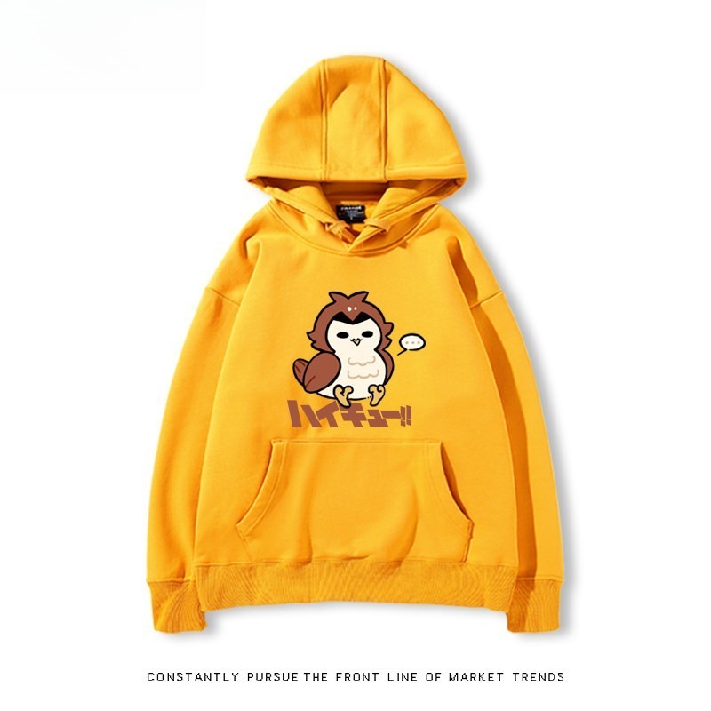 排球少年 聯名衛衣2026秋冬新款 親子情侶連帽衛衣