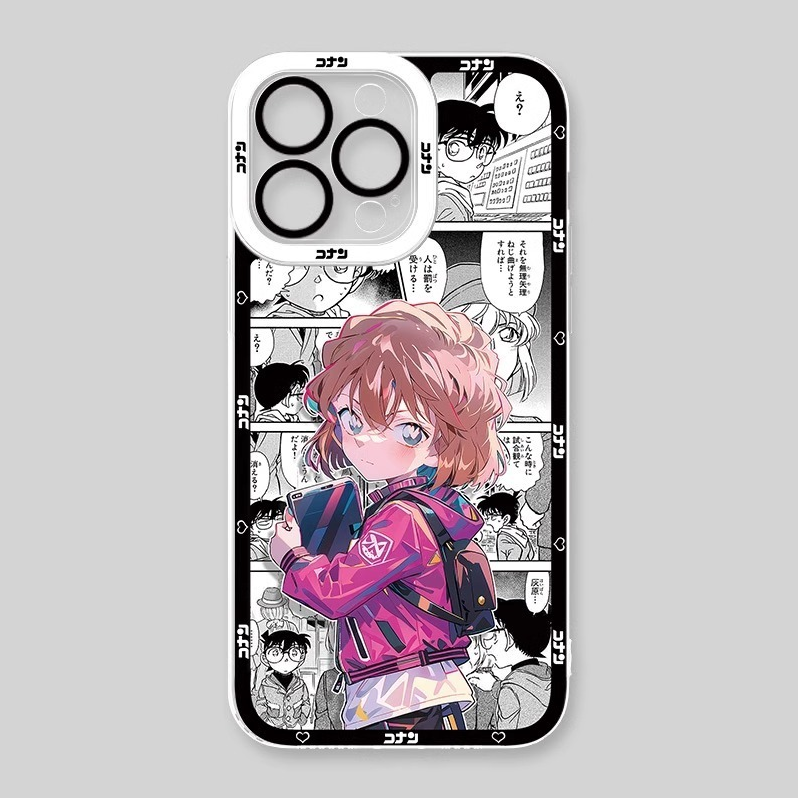 蘋果 系列名偵探柯南天使眼透明防摔軟殼