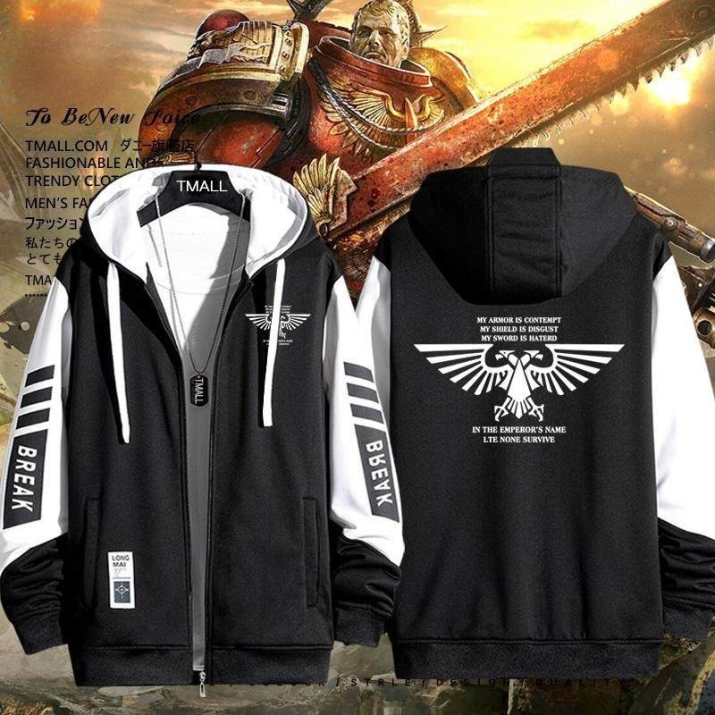 戰錘40K 手繪連帽衫 春秋舒適外套