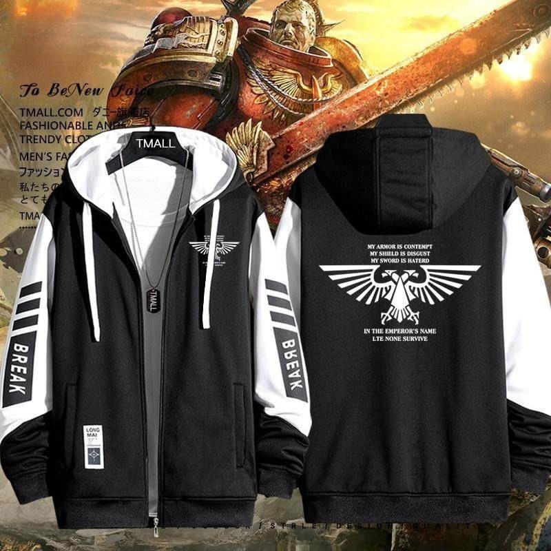 戰錘40K 手繪連帽衫 春秋舒適外套