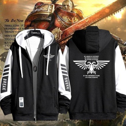 戰錘40K 手繪連帽衫 春秋舒適外套