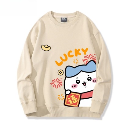 Chiikawa 聯名親子情侶裝 圓領長袖