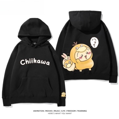 chiikawa X 寶可夢系列 聯名衛衣2025秋冬新款 親子情侶裝連帽衛衣