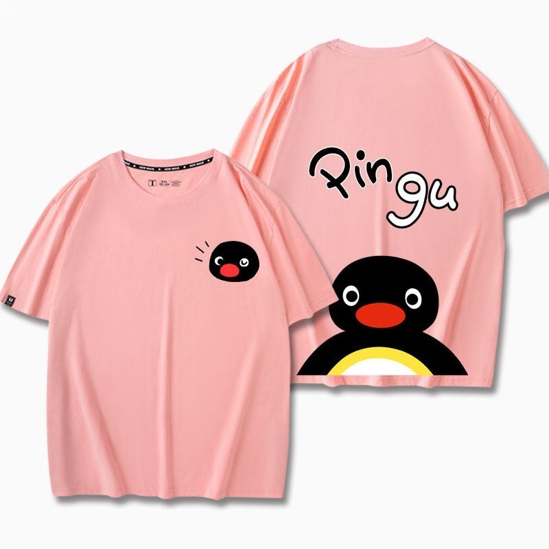 企鵝家族Pingu 印花短袖T恤