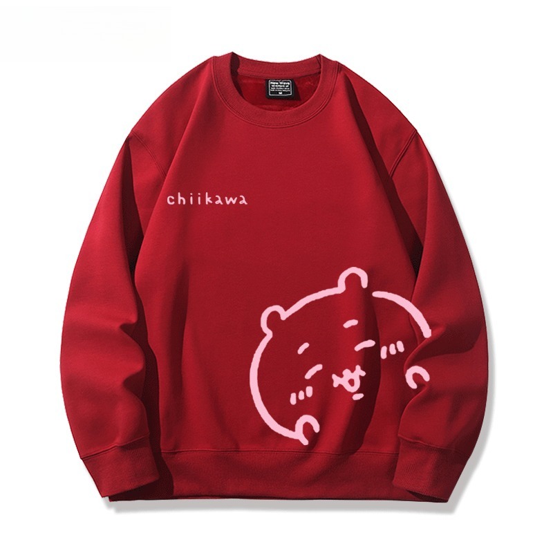 Chiikawa 聯名親子情侶裝 圓領長袖