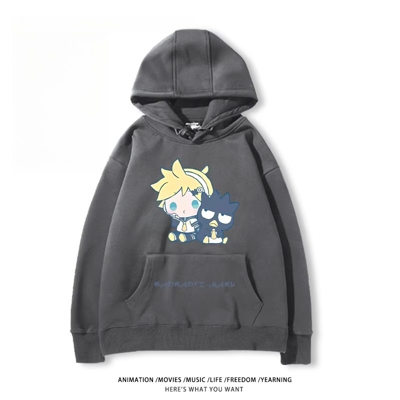 初音未來X三麗鷗新款 親子情侶男女款連帽衛衣