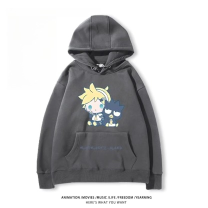 初音未來X三麗鷗新款 親子情侶男女款連帽衛衣