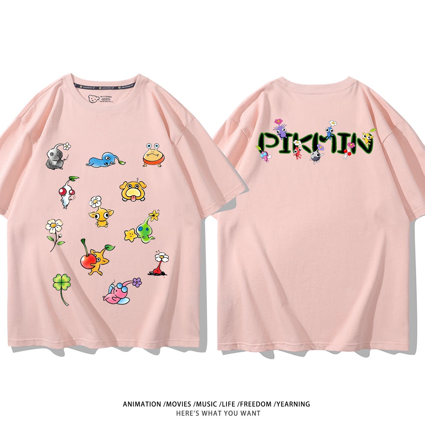 皮克敏PIKMIN4 印花短袖T恤