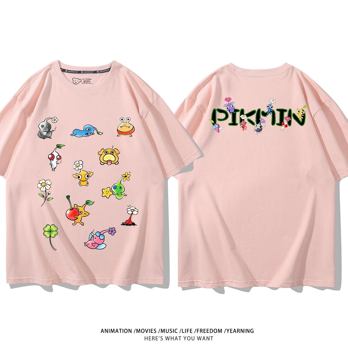 皮克敏PIKMIN4 印花短袖T恤
