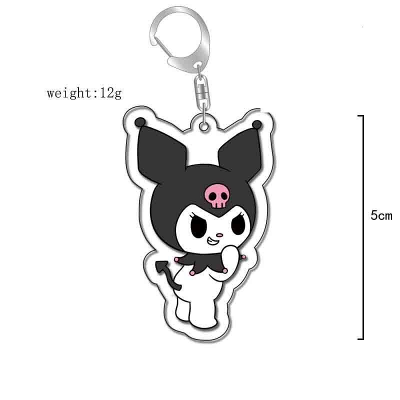 粉色貓咪Sanrio玉狗桂樂美蒂亞克力鑰匙扣掛飾【單買三件起送】
