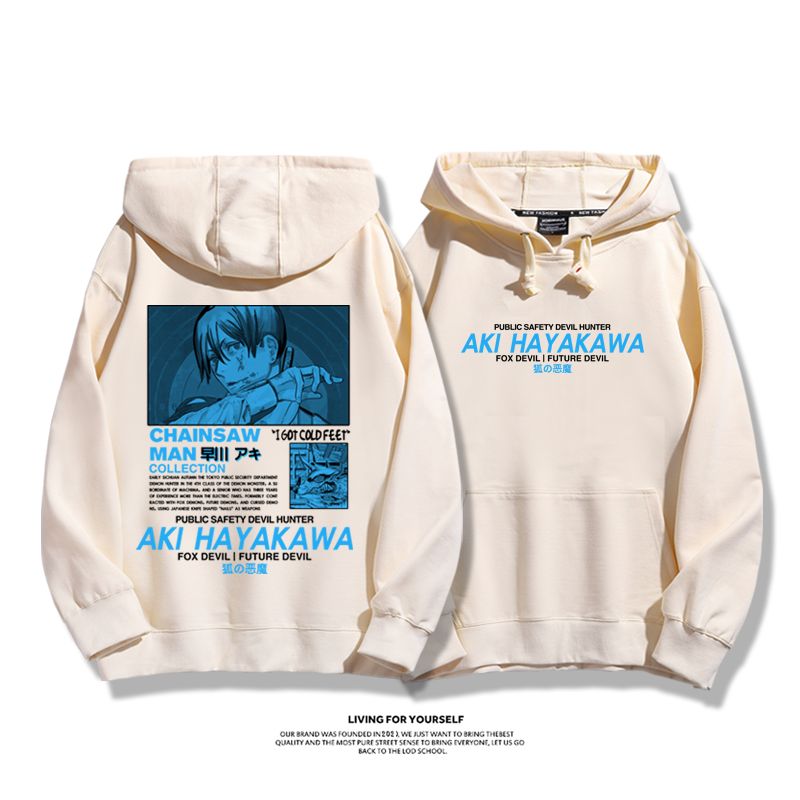 鏈鋸人新款 親子情侶男女款連帽衛衣