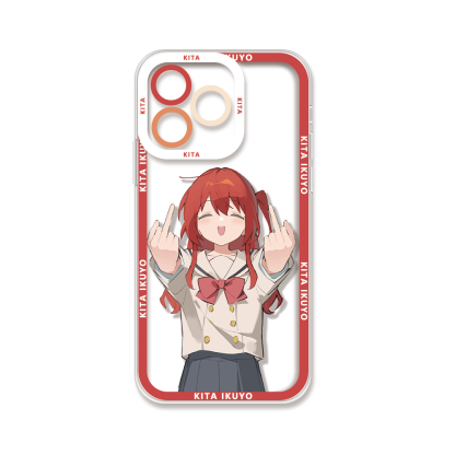 蘋果 系列孤獨搖滾天使眼透明防摔軟殼