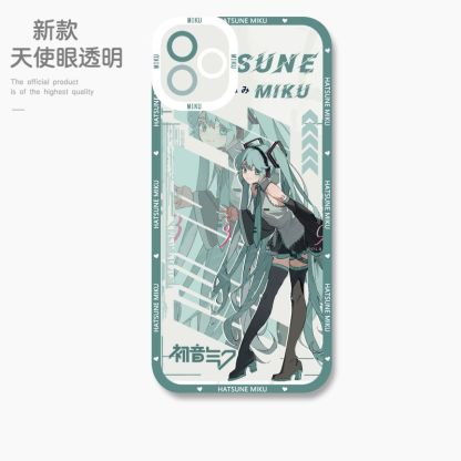 蘋果 系列初音未來天使眼透明防摔軟殼