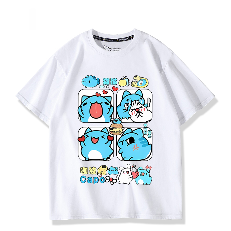 貓貓蟲咖波 2024親子情侶男女同款 T恤