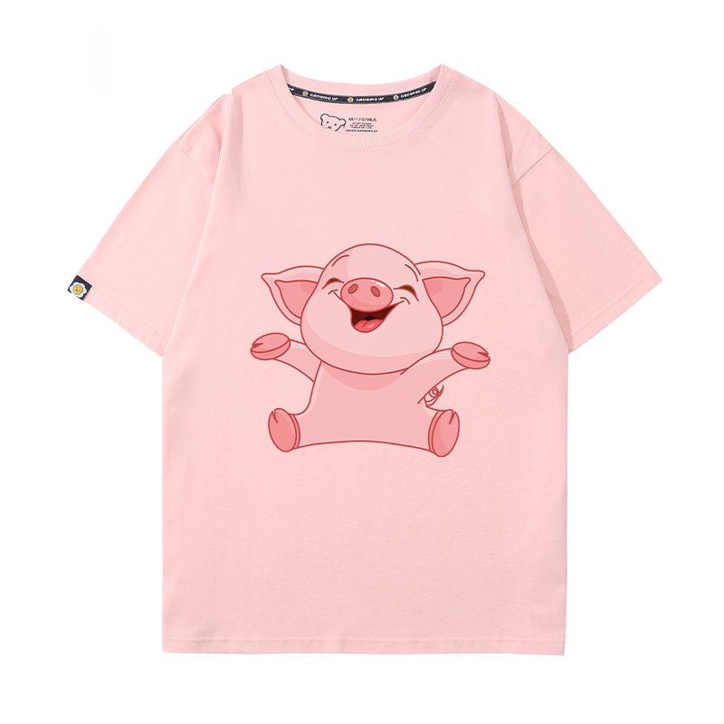 lulu豬 2024親子情侶男女同款 T恤