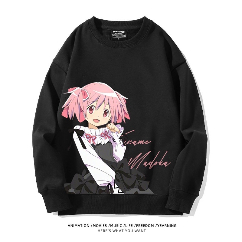 魔法少女小圓聯名親子情侶裝 圓領長袖