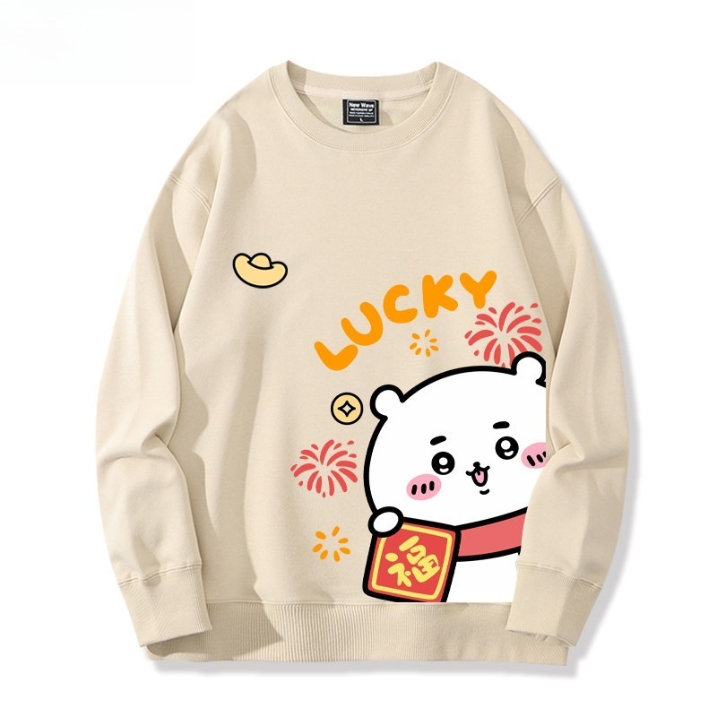 Chiikawa 聯名親子情侶裝 圓領長袖