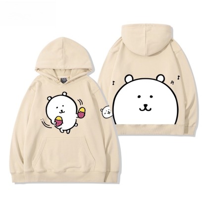 自嘲熊 聯名衛衣2025秋冬新款 親子情侶裝連帽衛衣