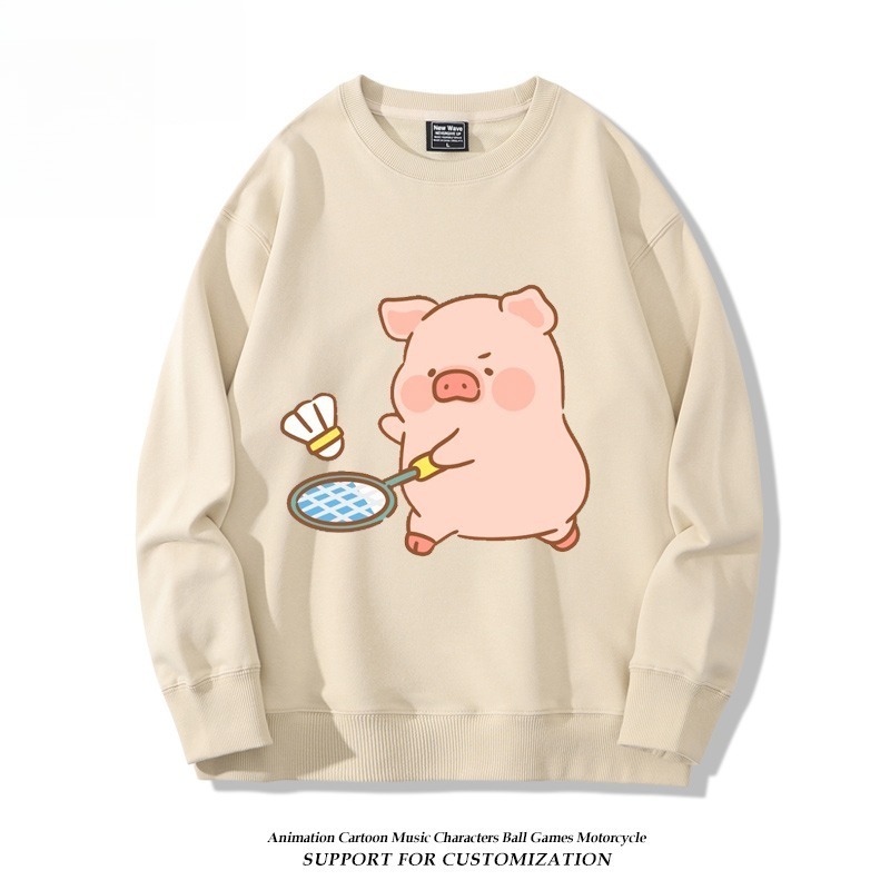 LuLu豬 聯名親子情侶裝 圓領長袖