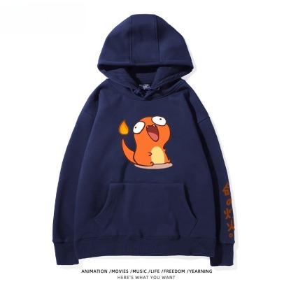 寶可夢Q版搞怪新款 親子情侶男女款連帽衛衣