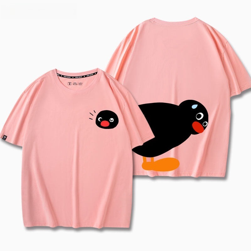 企鵝家族Pingu 印花短袖T恤