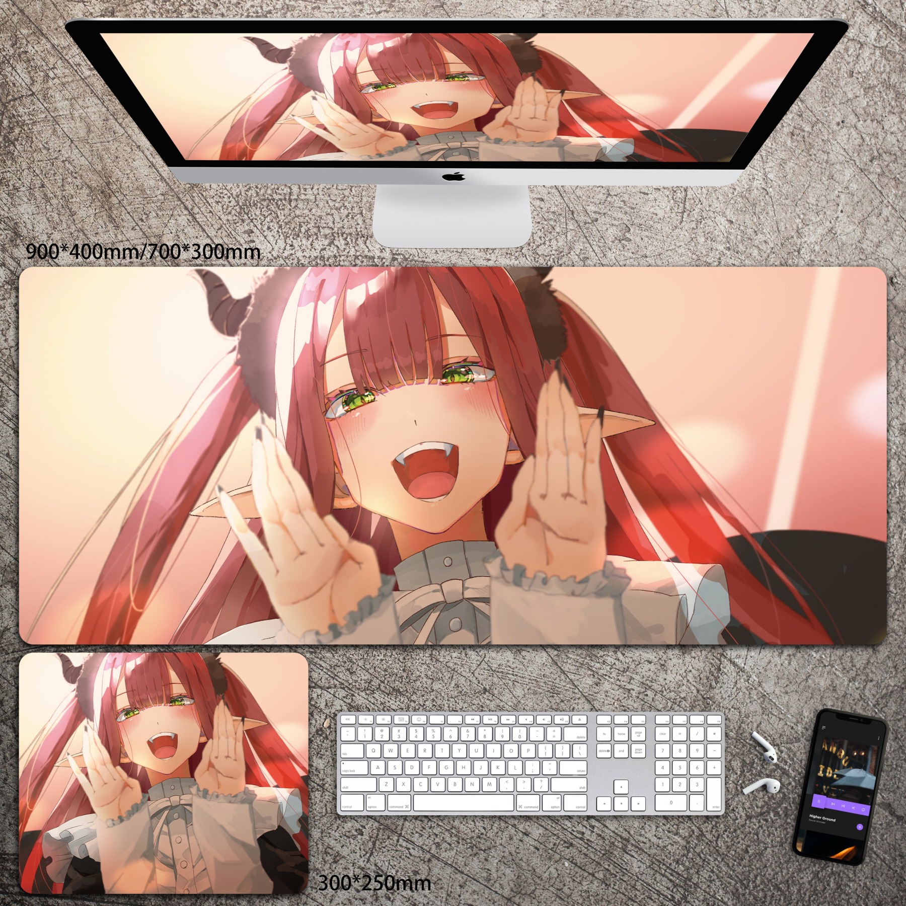 動漫系列 主題桌墊 布質滑鼠墊