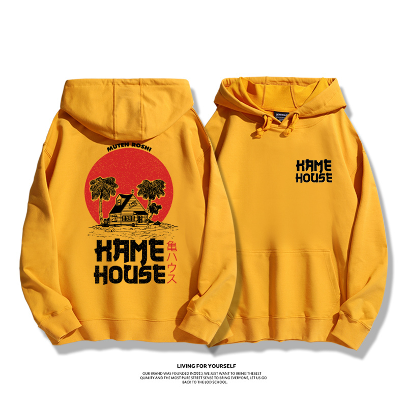 七龍珠聯名衛衣2023秋冬新款親子情侶裝薄絨款連帽衛衣