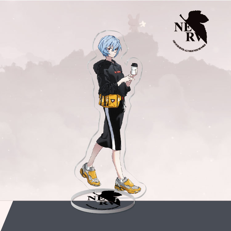 福音EVA綾波麗立牌動漫周邊亞克力鑰匙扣明日香真希波碇真嗣渚薰掛飾【單買三件起送】