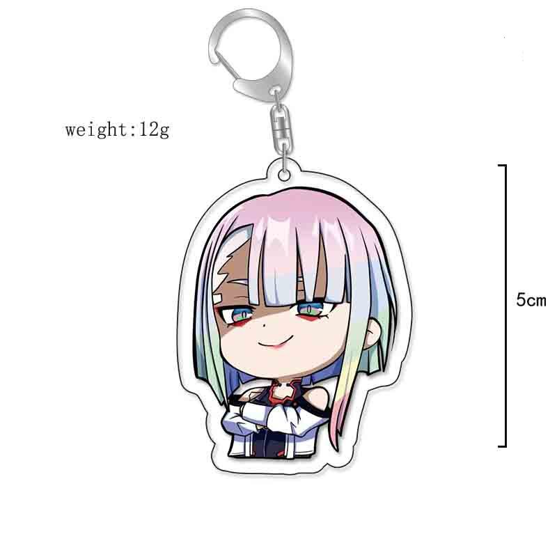 賽博朋克：邊緣行者2077大衛露西麗貝卡賽博浪客Cyberpunk鑰匙扣掛飾【單買三件起送】