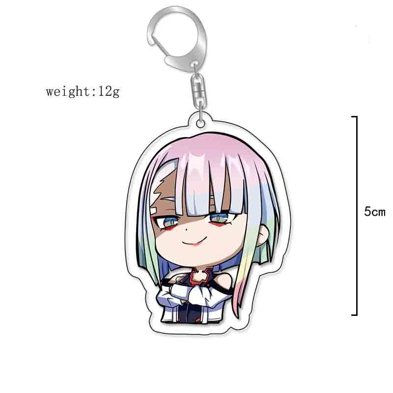 賽博朋克：邊緣行者2077大衛露西麗貝卡賽博浪客Cyberpunk鑰匙扣掛飾【單買三件起送】