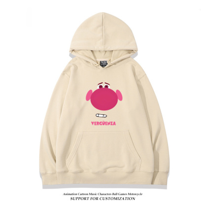 腦筋急轉彎 聯名衛衣2024秋冬新款親子情侶裝薄絨款連帽衛衣