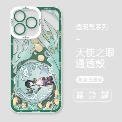 蘋果 系列原神天使眼透明防摔軟殼