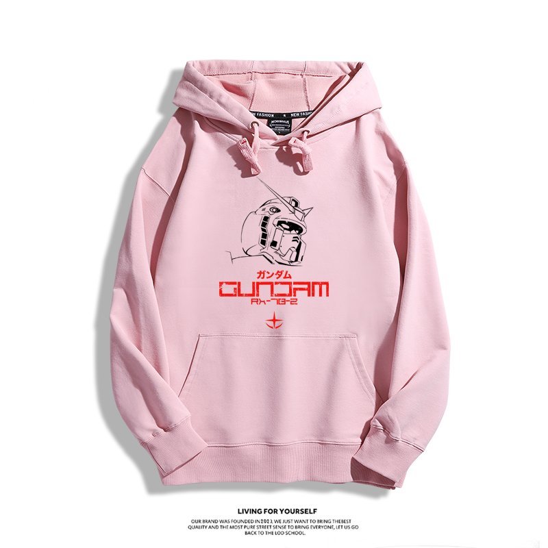 機動戰士高達 聯名衛衣2024秋冬新款親子情侶裝薄絨款連帽衛衣
