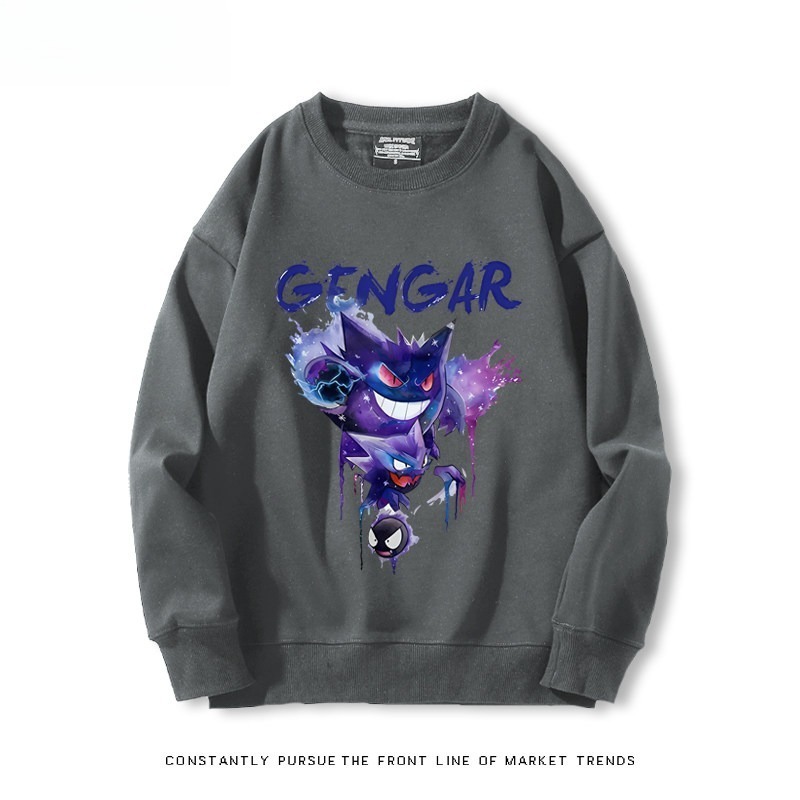 寶可夢耿鬼 聯名親子情侶裝 圓領長袖