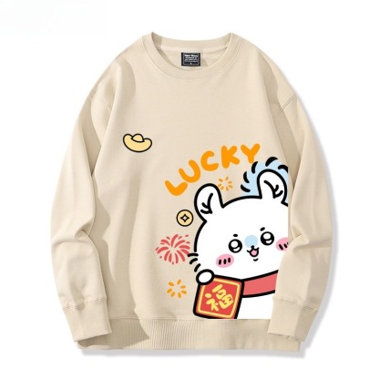 Chiikawa 聯名親子情侶裝 圓領長袖