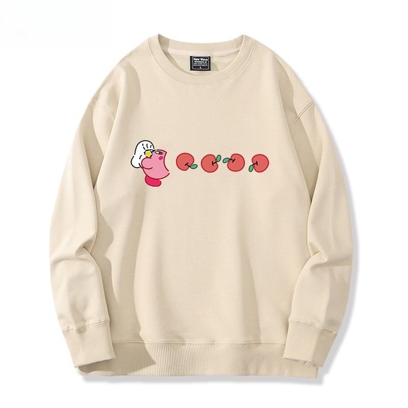 精靈寶可夢星之卡比 聯名親子情侶裝 圓領長袖