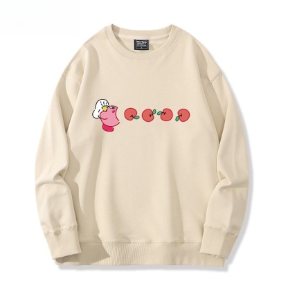 精靈寶可夢星之卡比 聯名親子情侶裝 圓領長袖