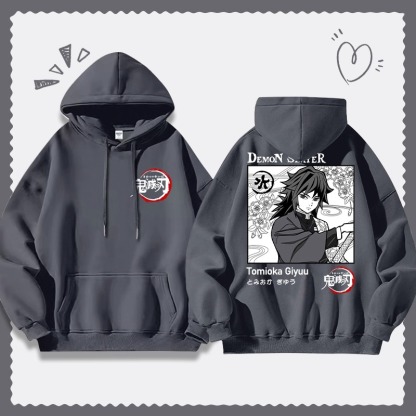鬼滅之刃 聯名衛衣2025秋冬新款寬鬆連帽衛衣