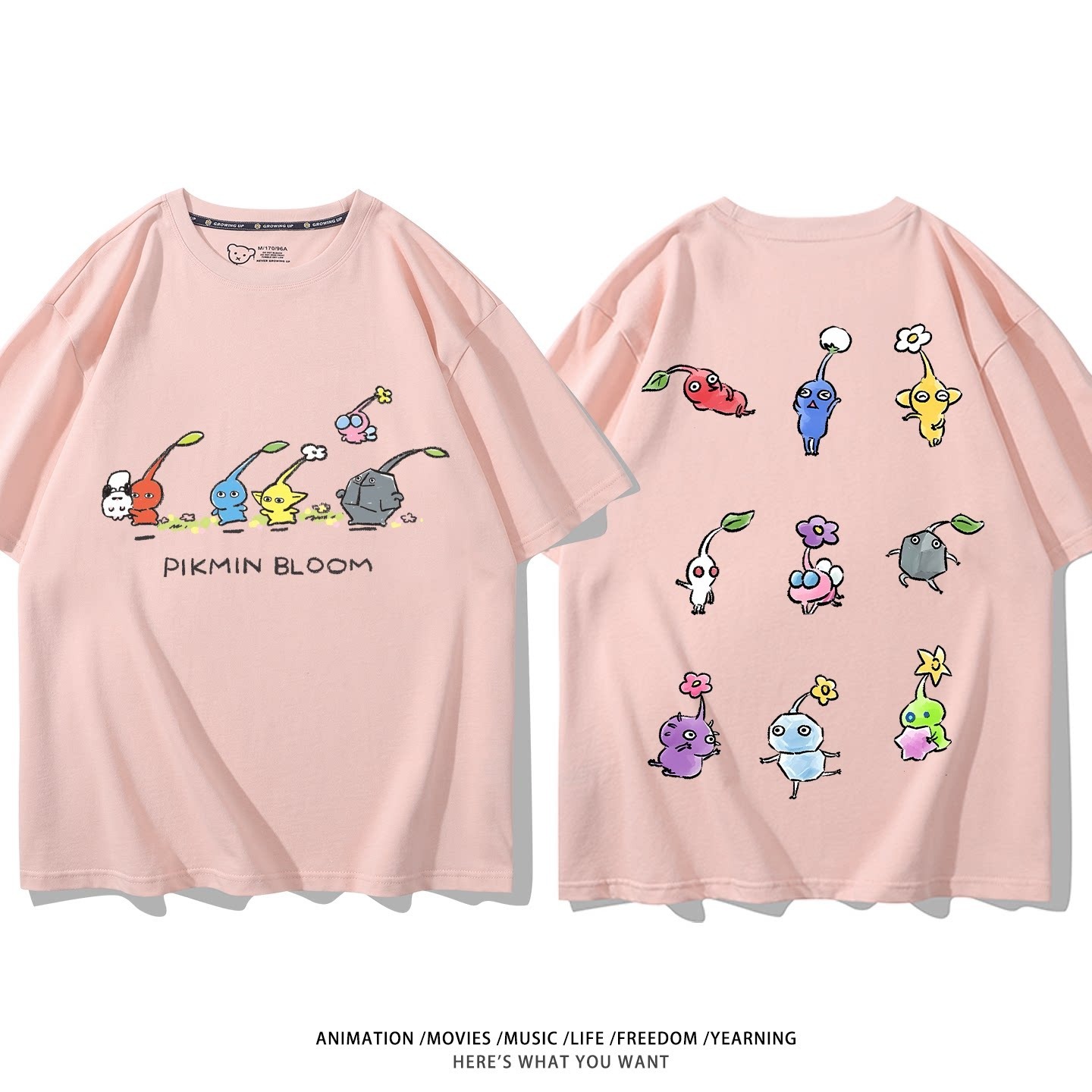 皮克敏PIKMIN4 印花短袖T恤