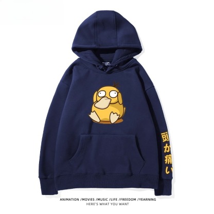 寶可夢Q版搞怪新款 親子情侶男女款連帽衛衣