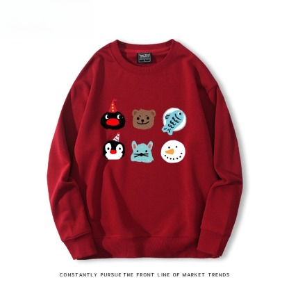 pingu 聯名親子情侶裝 圓領長袖