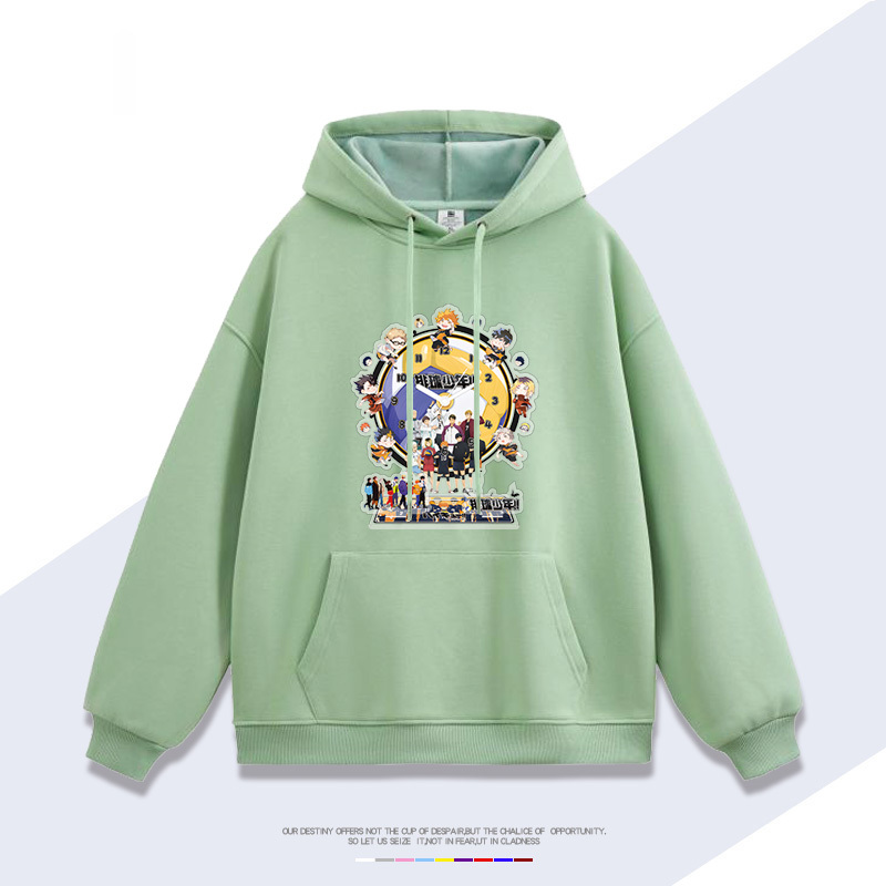 排球少年 聯名衛衣2025秋冬新款 親子情侶裝連帽衛衣