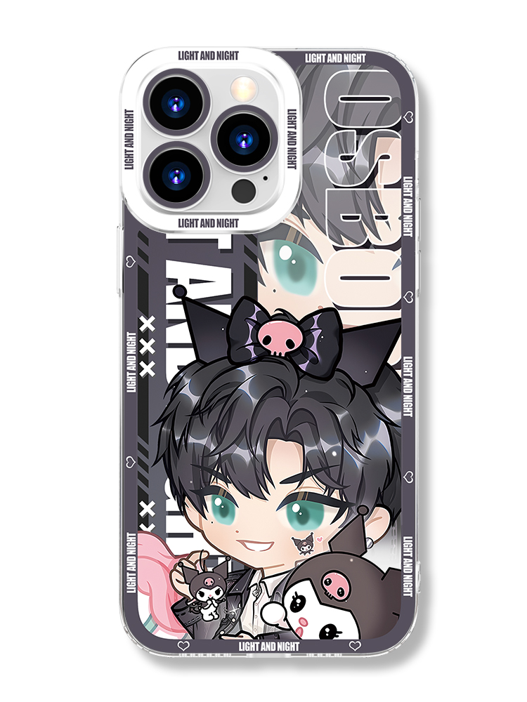 蘋果 系列光與夜之戀天使眼透明防摔手機殼