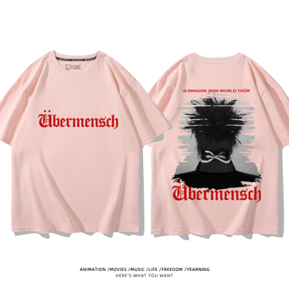 GD權志龍 2025新款親子情侶男女同款 T恤