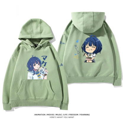 敗犬女主也太多了聯名衛衣2024秋冬新款親子情侶裝薄絨款連帽衛衣