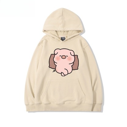 LULU豬 聯名衛衣新款 親子情侶裝連帽衛衣