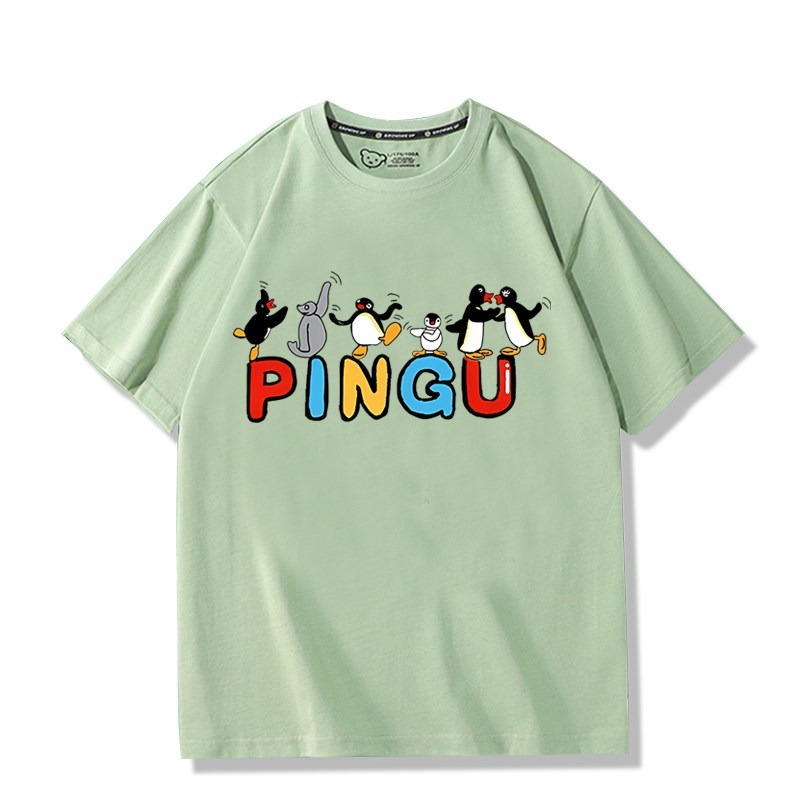 Pingu企鵝家族周邊 印花短袖T恤