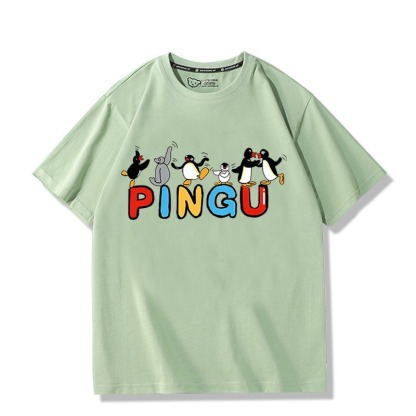 Pingu企鵝家族周邊 印花短袖T恤