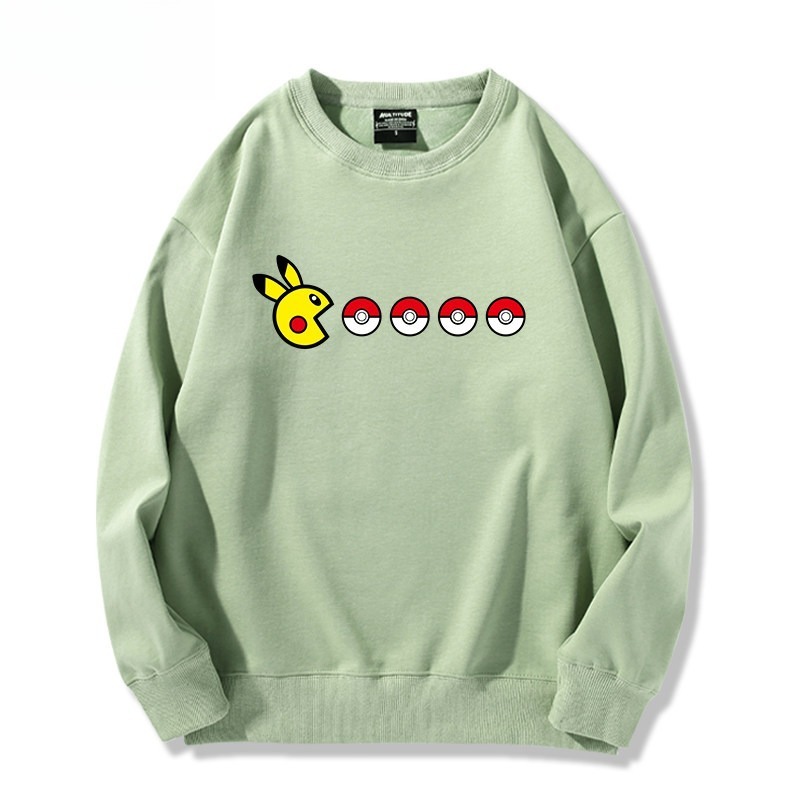 精靈寶可夢星之卡比 聯名親子情侶裝 圓領長袖