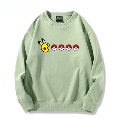 精靈寶可夢星之卡比 聯名親子情侶裝 圓領長袖